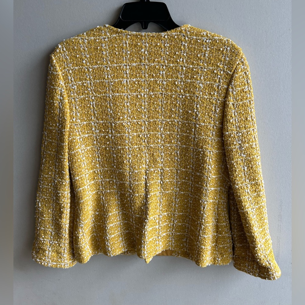St. John’s Yellow Tweed Jacket - Picture 12 of 12